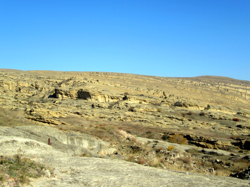 Landscape in Uplistsikhe Georgia