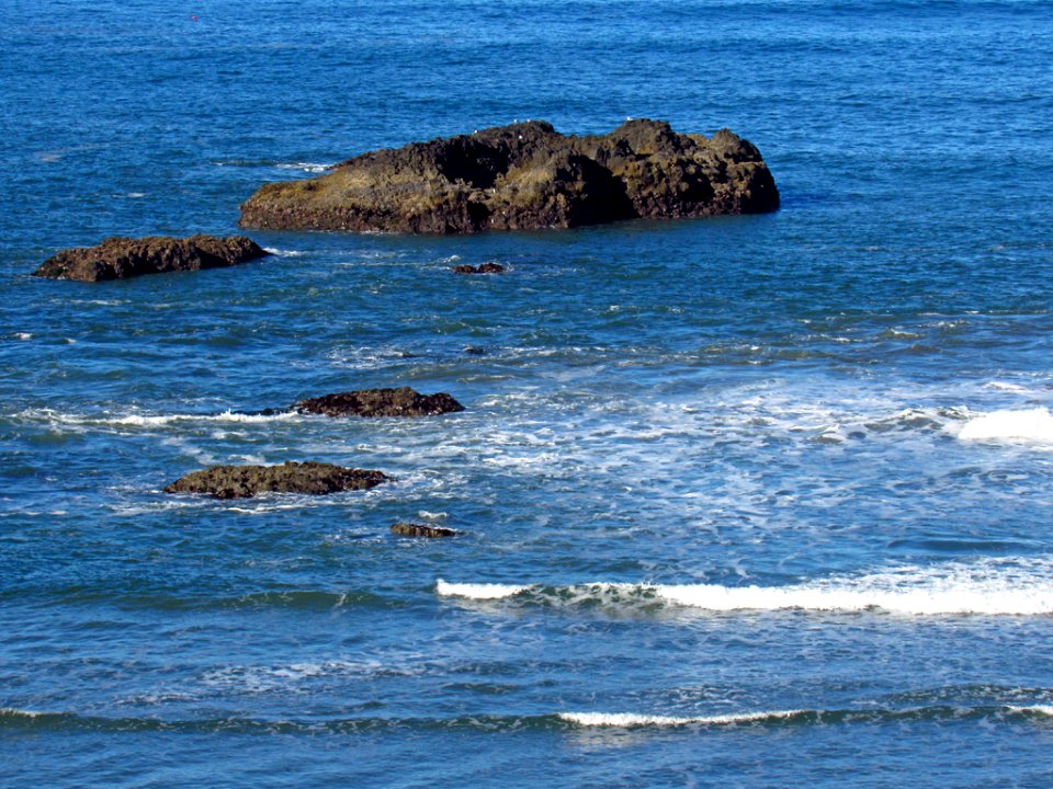 Low Tide at Pacific Coast in OR photo