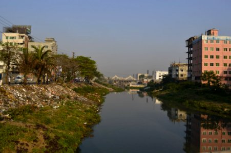 Landscape view of Aftabnagar, Dhaka