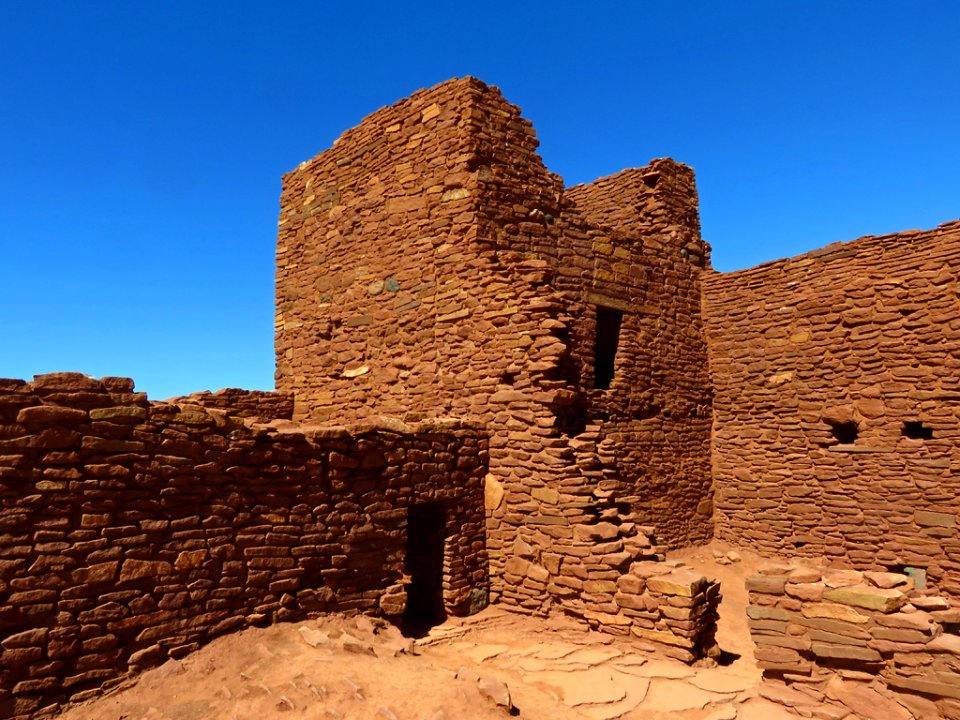 Wukoki Pueblo Ruin at Wupatki NM in AZ