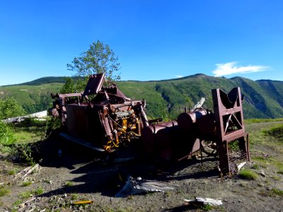 Logging Equipment at Mt. St. Helens NM in Washington