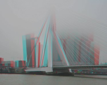 Erasmusbrug Rotterdam 3D photo