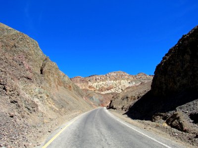 Artist's Drive at Death Valley NP in CA