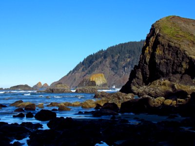 Low Tide at Pacific Coast in OR photo