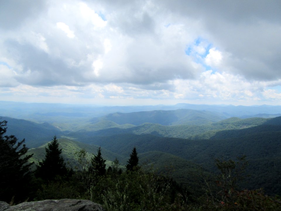 View from Devil's Courthouse Asheville TN