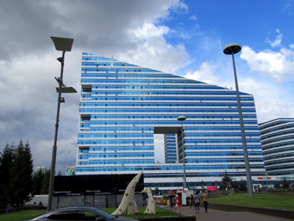 Headquarters of the Nur Otan Party Astana Kazakhstan