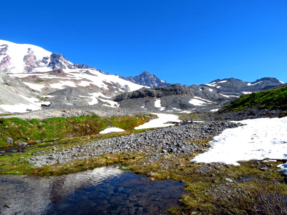 Skyline Trail at Mt. Rainier NP in WA