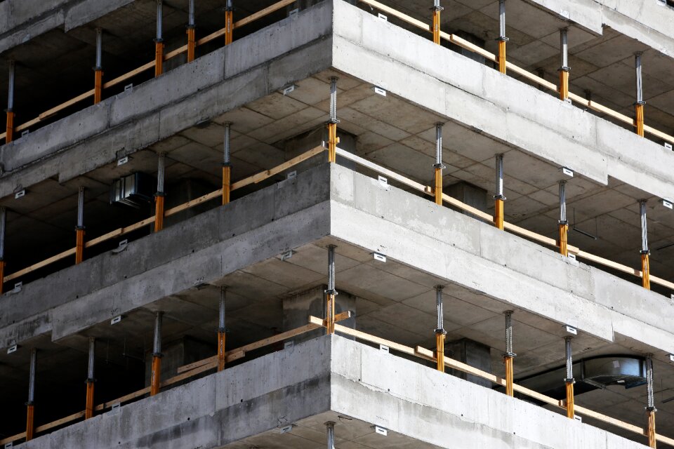 Construction concrete architecture