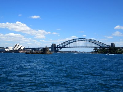 Opera House and Harbour Bridge Sydney Australia photo