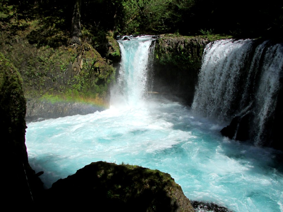 Spirit Falls Trail on Little White Salmon River in WA