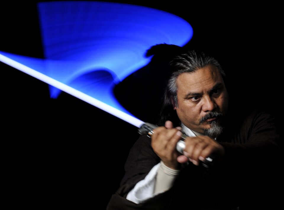 Warrior light saber fun