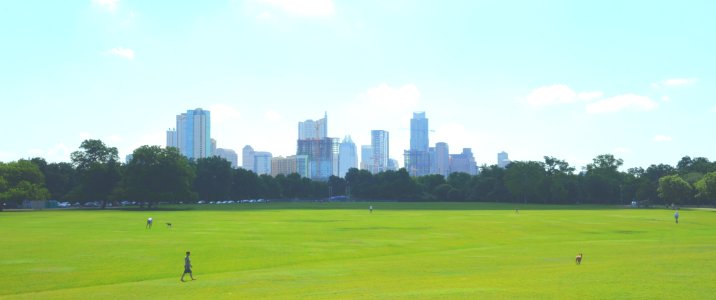 Zilker Park in Austin, Texas photo