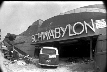 München Schwabing Bau Schwabylon Leopoldstrasse 1973