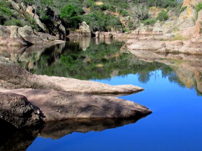 Bear Gulch Reservoir at Pinnacles NP in CA