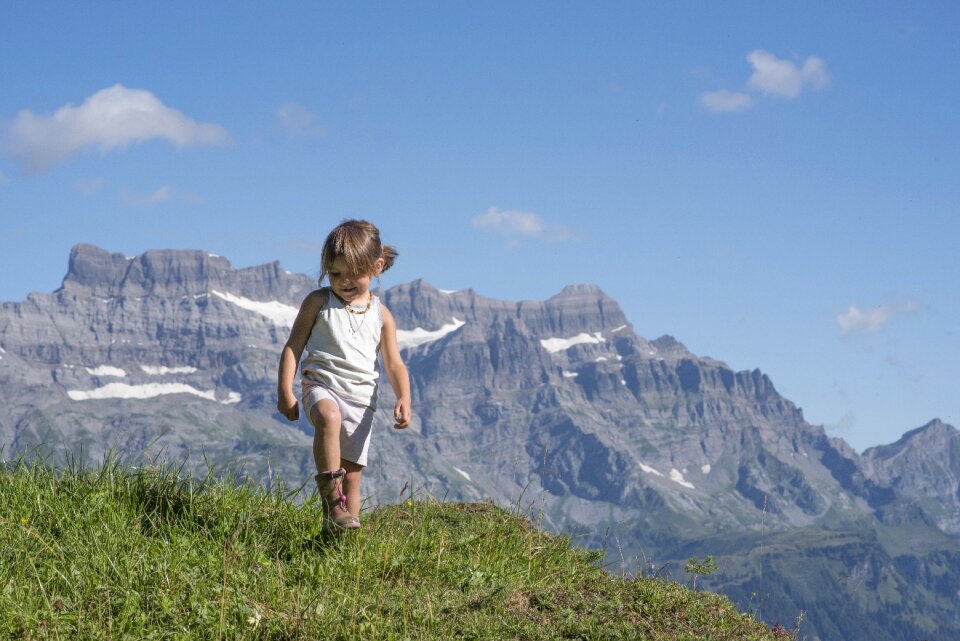 Glarus girl glarus alps