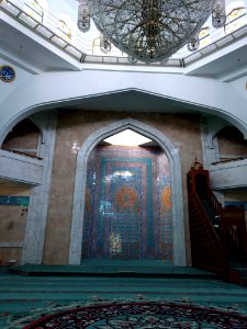 Central Mosque inside Almaty Kazakhstan