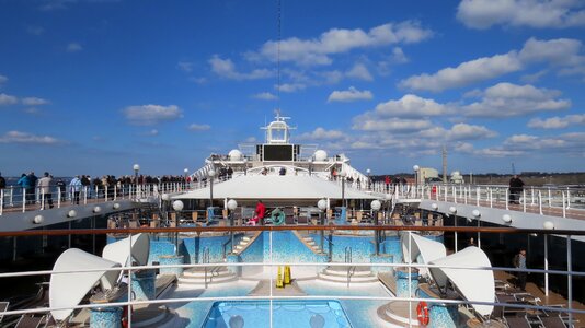 Ship cuxhaven cruise ship photo