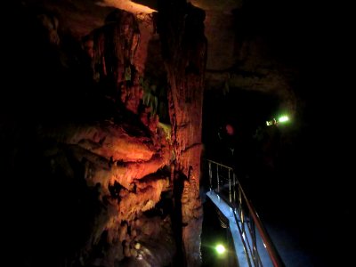 Sataplia cave Georgia column and Keith