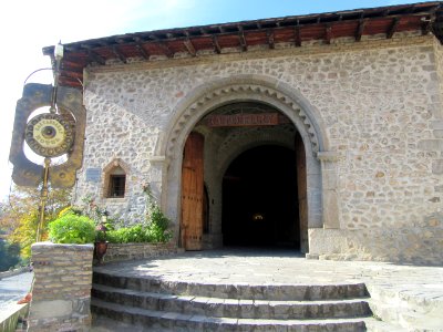 Entrance to Karavansaray Sheki Azerbaijan
