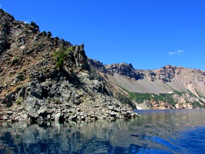 Phantom Ship at Crater Lake NP in OR photo