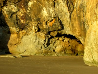 Hug Point at Pacific Coast in OR