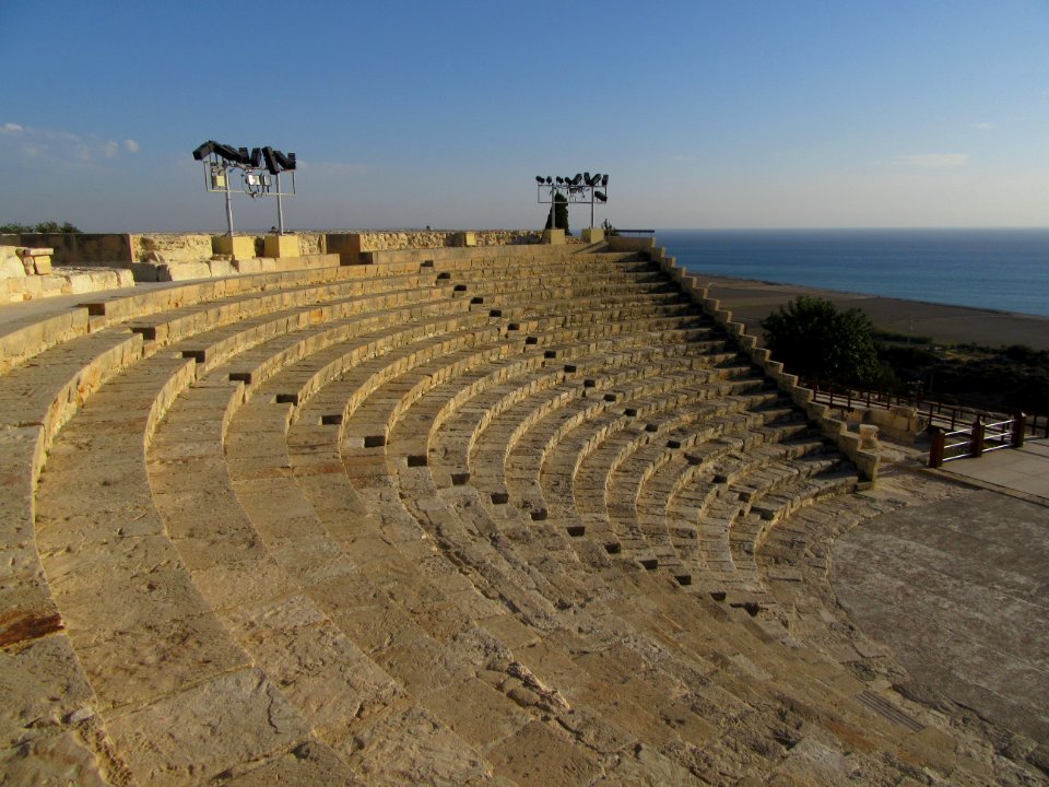 The Theater from 300 BC Greek Theater Kourion Cyprus