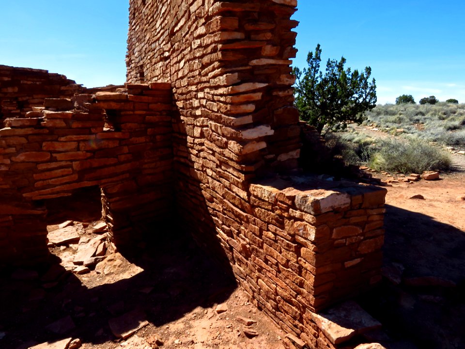 Lomaki Pueblo Ruin at Wupatki NM in AZ