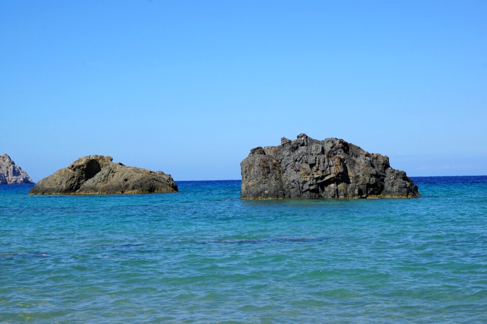 Stones boat rock photo