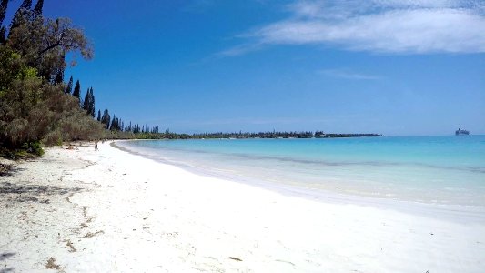 Curve of Bay of Kuto Isle of Pines New Caledonia
