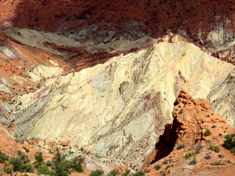 Upheaval Dome at Canyonlands NP in UT