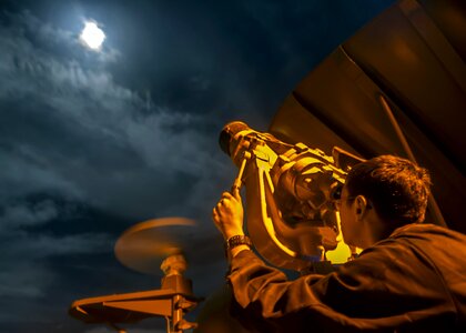 Lookout night watch photo