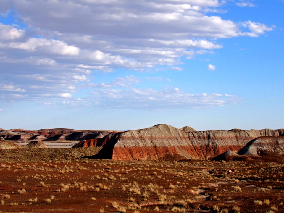 Blue Mesa at Petrified Forest NP in Arizona