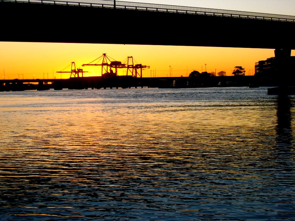 Sunset over Freemantle