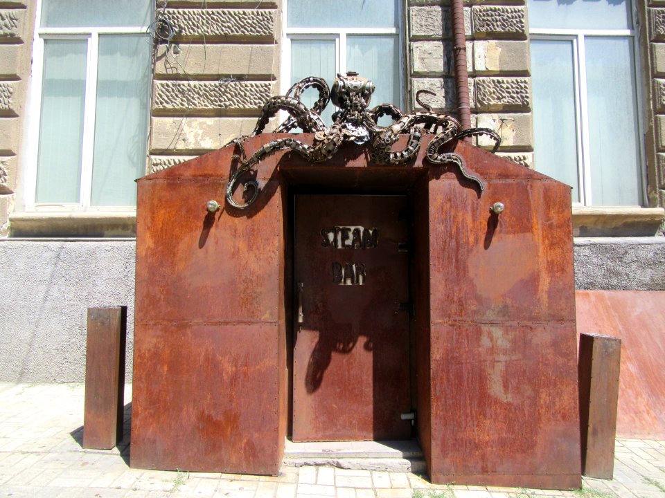 Steam Bar with Kraken Odesa Ukraine