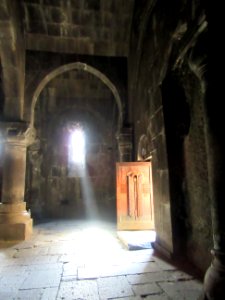 Entry to the Gavit Geghard Monastery Armenia