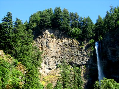 Multnomah Falls at Columbia River Gorge in Oregon photo