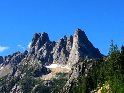 Liberty Bell Mountain at North Cascades NP in WA photo