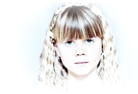 Face long hair lure