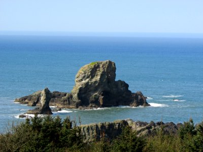 Cannon Beach at Pacific Coast in OR photo