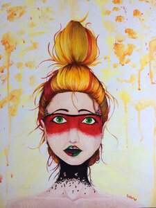 Portrait child eye