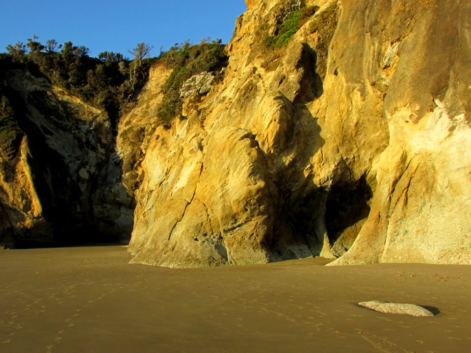 Hug Point at Pacific Coast in OR