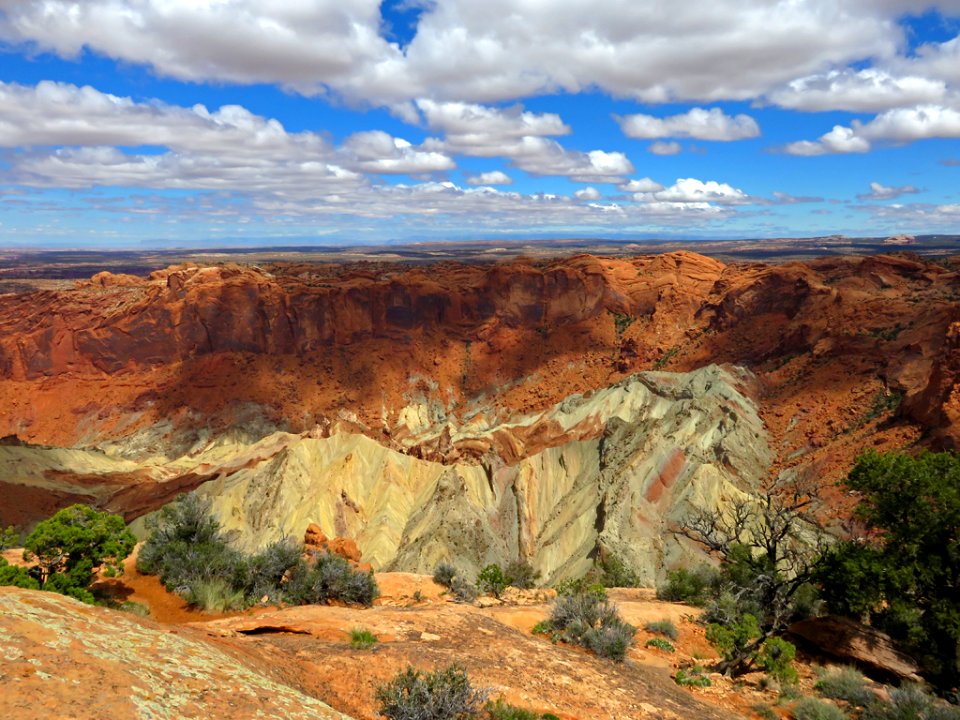 Upheaval Dome at Canyonlands NP in UT