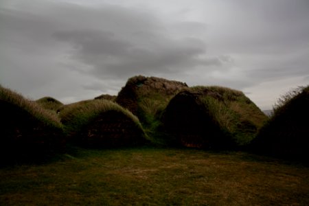 Glaumbaer turf house Iceland photo