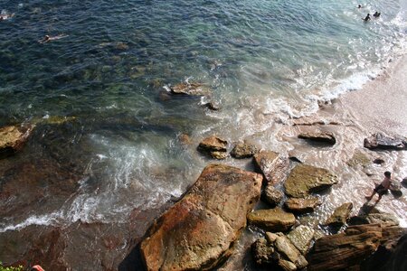Tranquility coastline waves