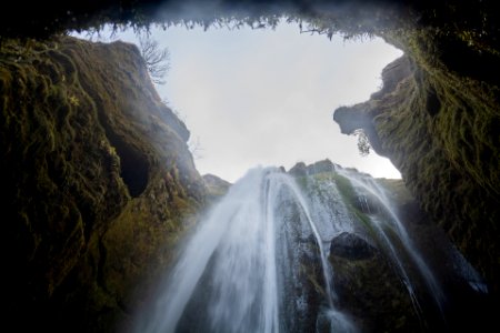 Gljúfrabúi Waterfall