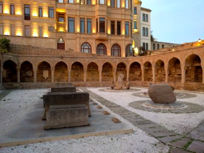 Medieval Market Square Old City Baku Aerbaijan