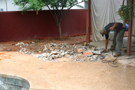 Deck Demo Begins