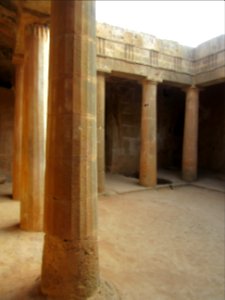 Atrium of Tomb 3 Tomb of the kings 3 bc to 3 ad Pafos Cyprus