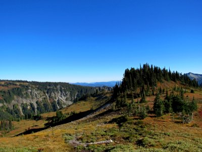 Autumn at Skyline Trail at Mt. Rainier NP in WA photo