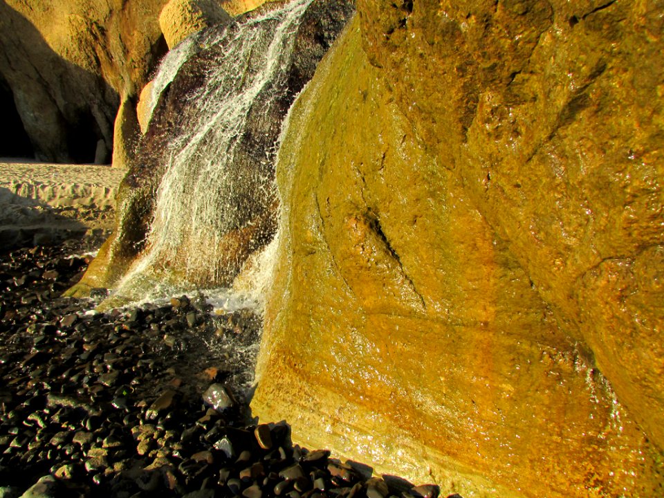 Hug Point at Pacific Coast in OR
